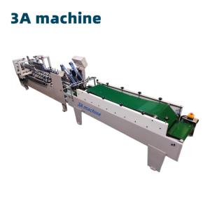 China PLC Controlled 3ACQ*580D Glue Folder Machine for Cardboard Folder on sale