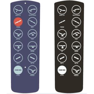 China TV のコントローラー、3M468 接着剤のための注文のマトリックスの光沢の膜のコントロール パネル on sale