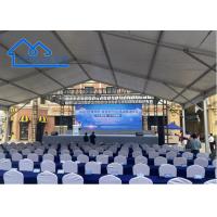 China PVC Fabric Wall Alumium Frame Luxury Event Tents Self Cleaning For Commercial Ceremony Festival Marquee Hire on sale