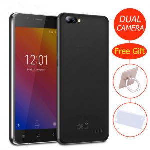 Smartphone Android 7.0 MTK6580 Quad core 5.0inch IPS HD Mobile phone 1GB+8GB Dual Rear Camera GPS 3G cell phone factory