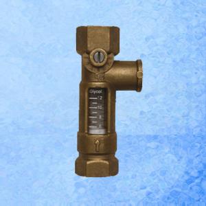 China High Accurate Brass Mechanical Flow Meter Direct Reading For Balancing Valve supplier