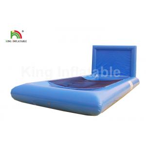 China Eco - Friendly Blue Rectangle Inflatable Sports Games With Mesh For Kids supplier