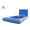 Eco - Friendly Blue Rectangle Inflatable Sports Games With Mesh For Kids