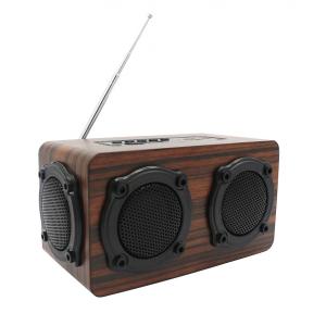 China Trolley Small Passive Speakers Horn Portable Audio Player Wireless Karaoke Microphone 2.1 3.1 Wooden supplier