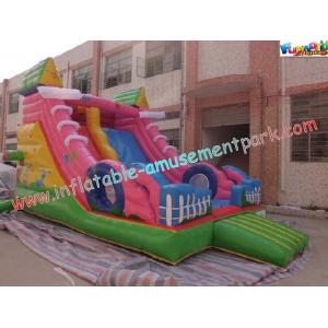 Customized Outdoor Colorful 0.55mm PVC Commercial Inflatable Slide for Kids