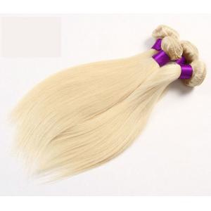 Remy Blond Color Human Hair Extensions / Colored Weave Hair Extensions