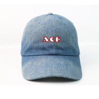 China Personalized Custom Design Denim Baseball Hats / 6 Panel Washed Plain Dad Cap on sale