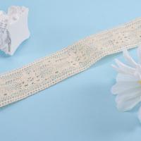 China Embroidery Nylon Cotton Lace Trim  100 Yards Length For Dress on sale