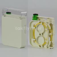 China 1 Port Fiber Optic Termination Box FTTH Wall Outlet With SC Adapter Pigtail on sale