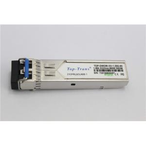 1.25G DWDM SFP Duplex LC SFP Optical Transceiver 80Km Hot Pluggable