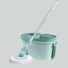China Indoor Floor Cleaning Spin Mops And Buckets  With Retractable Handle 1.1M 360 Mop And Bucket wholesale