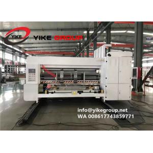 China YIKE High Speed Automatic Lead Edge Water Ink Printer Slotter Die Cutter Machine For Corrugated Box