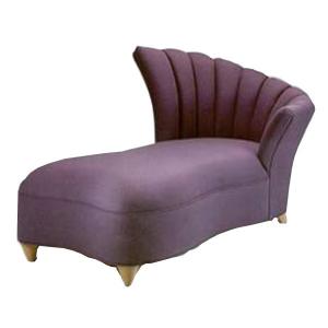 China Brightly Color  Fabric Upholstered Chaise Lounge Wooden Bench Seat With Hardwood supplier