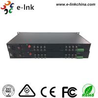 E Link 16 Ch AHD CVI TVI Over Fiber Converter 4 In 1 Video Fiber Type With 2 Years Warranty