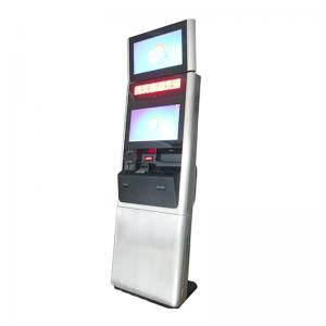 E Goverment Public Information Kiosks Interactive Digital Kiosk With Printing QR Code Scanner