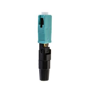 China conectores rápidos da fibra ótica de 55mm, OM3 conector rápido multimodo do SC UPC supplier
