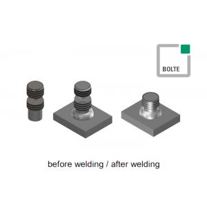 Threaded Knock - Off Drawn Arc Stud , Anti - Skid Weldable Threaded Studs