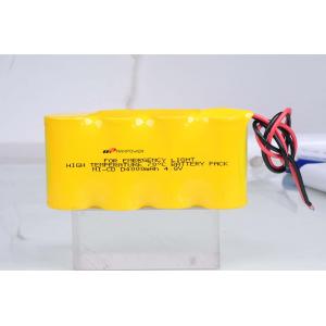 High Charge 4000mAh 4.8V NICD Rechargeable Batteries For Emergency Lighting