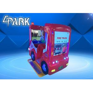 Coin Operated Children's Rides Amusement Fire Car Game Machine