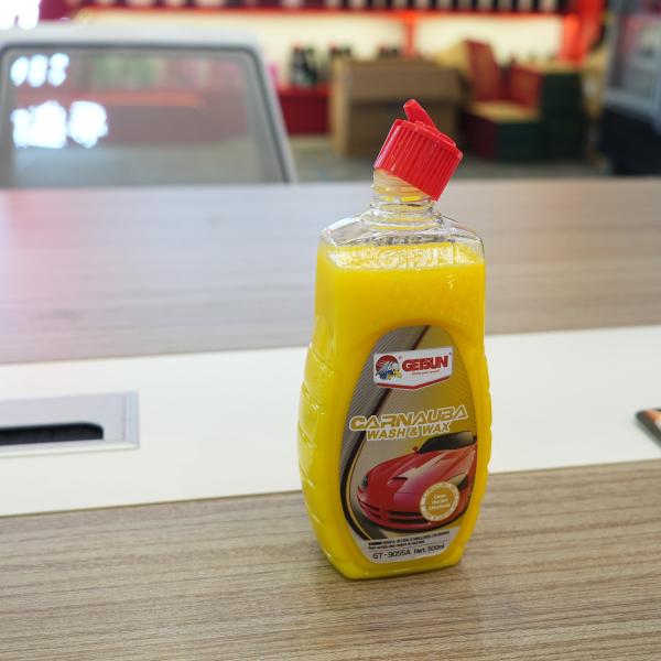 GETSUN High Foam Carnauba Wash and Wax Shampoo with Concentrated Formula for Deep Car Cleaning