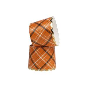 Les tasses de cuisson de papier faites sur commande de petit pain de petits gâteaux font le revêtement cuire au four de tasse