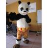 China costumes faits sur commande de mascotte de panda de Kungfu de bande dessinée d'adultes avec la peluche wholesale