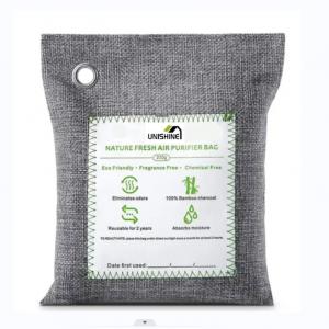 Sustainable 200g Bamboo Charcoal Air Purifying Bags For Car And Home