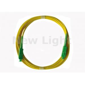 China Easy Instalation SC TO SC Fiber Patch Cable Single Model 3.0mm Diameter 1 Meter Length supplier