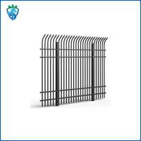 China Black Aluminum Rail Fence Commercial Industrial Aluminium Profiles on sale