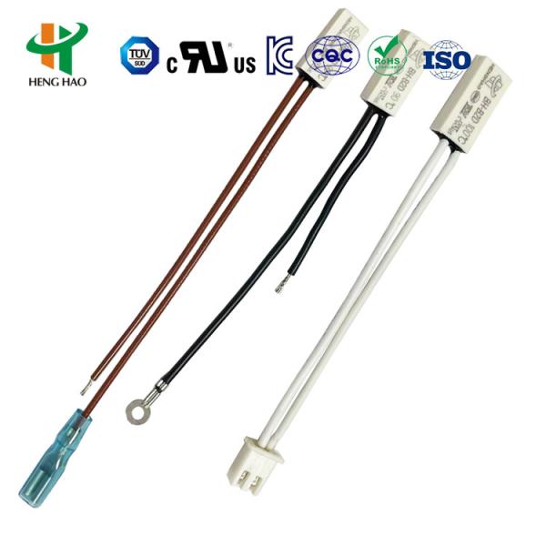 China KSD9700 Auto Reset Thermal Fuse with 30°C~155°C Range 10000 Cycles and 15*7.5*3.8mm Size wholesale