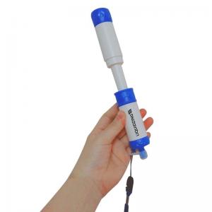 Class 3 Replaceable Cartridge Water Filter Straw 0.01 Micron Detachable Emergency Straw Filter