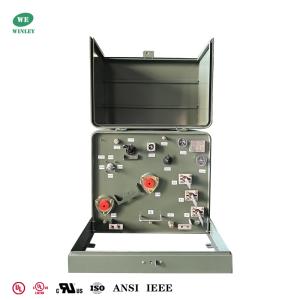 China 75Kva シングルフェーズパッド 搭載配送 トランスフォーマー 配送回路電源 13800V から 240V UL/cUL 認証付き wholesale