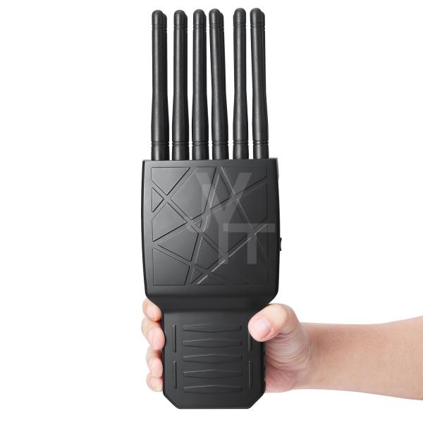 World First 12 Antennas All-in-One Handheld Mobile Phone Jammer With LOJACK