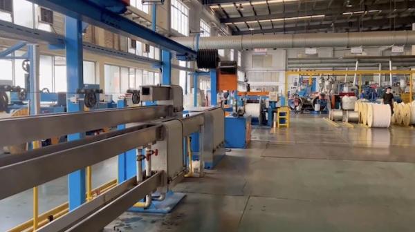 LSOH XLPE Photovoltaic Wire String One Step Wire Extrusion Line 200m/Min
