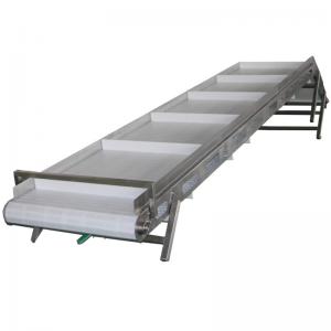 Food Industry Conveyor Inclined Belt Plastic Table Top Chain Conveyor System