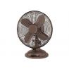 China Retro Electric Fan Decorative Air Circulator Oil Rubbed Bronze Finish VDE Plug wholesale
