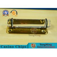 China Yellow Casino Game Accessories , Acrylic Metal Cash Box Coin Slot Inserts High Transparent Production Tip on sale