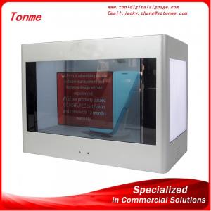 China 42 inch transparent lcd advertising box with touch screen,lcd advertising display supplier