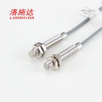 China Small Capacitive Proximity Sensor Switch DC 3 Wire Stainless Steel M8 With Cable Type on sale