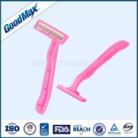 China Goodmax Ladies Disposable Razors , Non - Slip Rubbers Ladies Razors For Sensitive Skin on sale