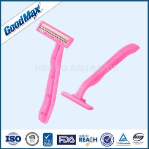 China Pink Single Blade Disposable Razor With Fixed Head For Safer Shaving supplier