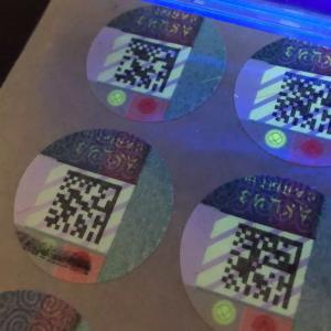 China Signature Protection Security Hologram Sticker Tamper Self Adhesive Sticker supplier