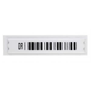 El etiquetado de código de barras del grueso del poliestireno 0.35m m, seguridad EAS de la tienda etiqueta la etiqueta