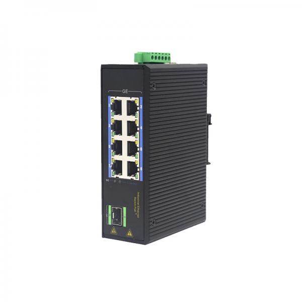 8 Port Industrial Ethernet Switch Tx RJ45 IEEE802.3 with 1 SFP port