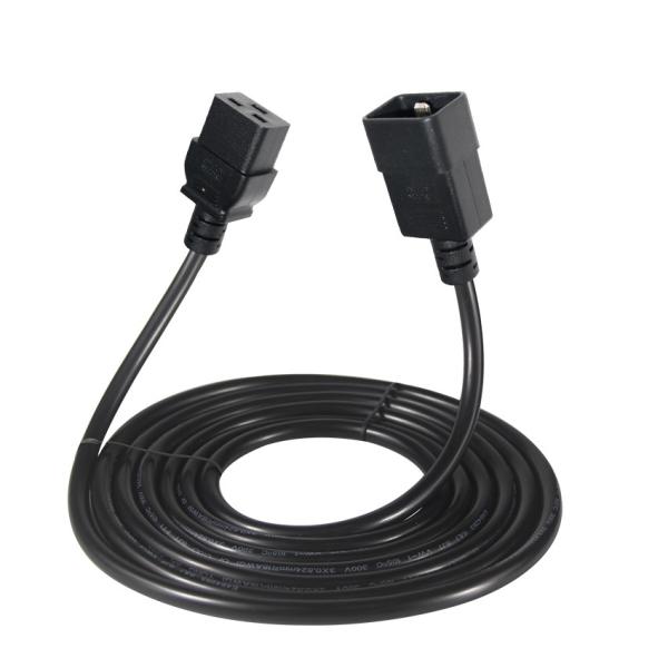 IEC C19 から C20 電源コード 1.5m 250V サーバー PDU