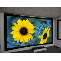 China ROHS Cinema curved fixed frame screen , wall mounted screens for projectors on sale