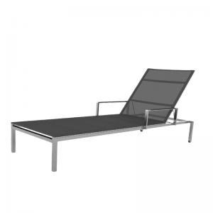 Outdoor Sun Lounger Patio Pool Chair Aluminum Material Poolside Furniture Beach Lounger chair