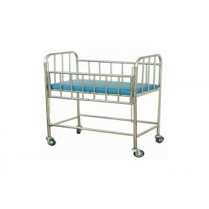 China Stainless Steel Children Crib Baby Child Hospital Bed With Four Casters ALS - BB04 supplier