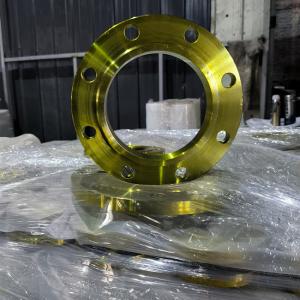 China ANSI B16.5 150LB Steel Pipe Flange RF Yellow And Black Color supplier