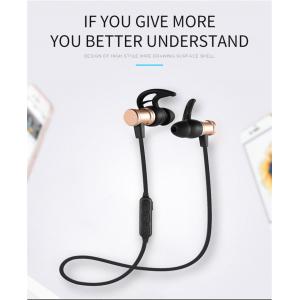 China SLS-100 Bluetooth earphone Stereo Magnetic Music Mic Remote Control Bluetooth Headset for Android IOS for iPhone X supplier